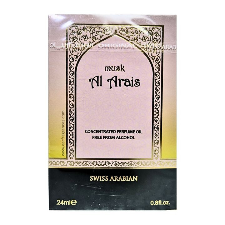 Swiss Arabian Musk Al Arais Concentrated Perfume Oil Attar 24ml